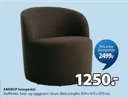 JYSK ANDRUP loungestol tilbud