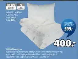 JYSK NONA fiberdyne tilbud