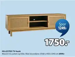 JYSK HILLESTED TV-benk tilbud