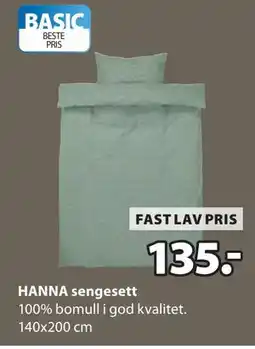 JYSK HANNA sengesett tilbud