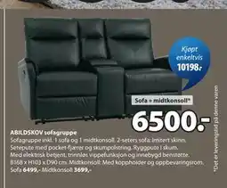 JYSK ABILDSKOV sofagruppe tilbud