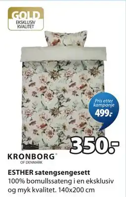 JYSK ESTHER satengsengesett tilbud