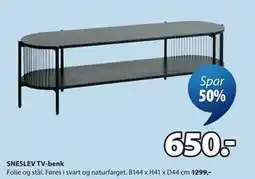 JYSK SNESLEV TV-benk tilbud