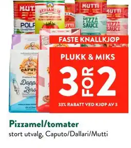 Jacobs Pizzamel/tomater tilbud