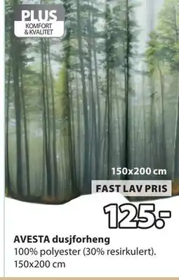 JYSK AVESTA dusjforheng tilbud