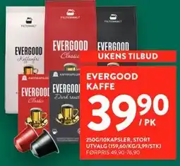 Jacobs EVERGOOD KAFFE tilbud