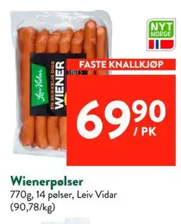 Jacobs Wienerpølser tilbud