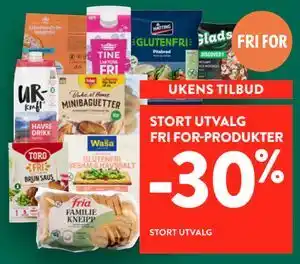 Jacobs STORT UTVALG FRI FOR-PRODUKTER tilbud