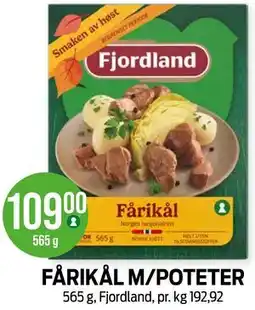 Kiwi FÅRIKÅL M/POTETER tilbud