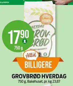 Kiwi GROVBRØD HVERDAG tilbud