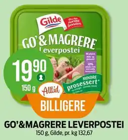Kiwi GO’&MAGRERE LEVERPOSTEI tilbud