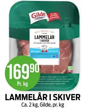 Kiwi LAMMELÅR I SKIVER tilbud