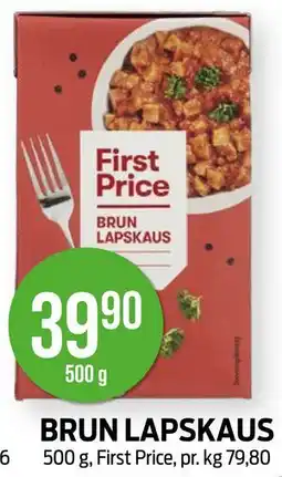 Kiwi BRUN LAPSKAUS tilbud
