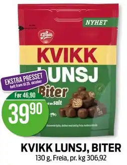 Kiwi KVIKK LUNSJ, BITER tilbud