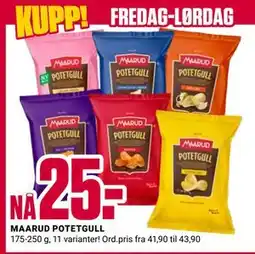 Europris MAARUD POTETGULL tilbud