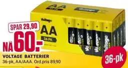 Europris VOLTAGE BATTERIER tilbud