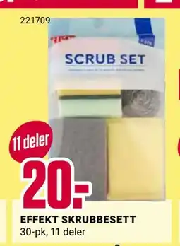 Europris EFFEKT SKRUBBESETT tilbud