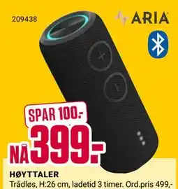 Europris HØYTTALER tilbud