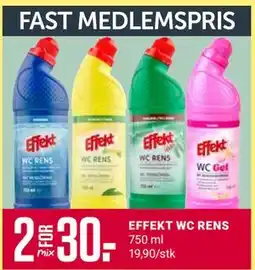 Europris EFFEKT WC RENS, Medlemspris tilbud