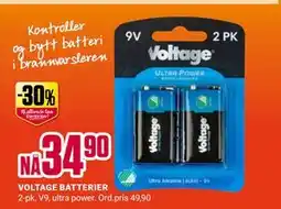 Europris VOLTAGE BATTERIER tilbud