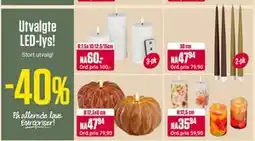 Europris Utvalgte LED-lys tilbud