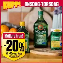 Europris Möllers tran tilbud