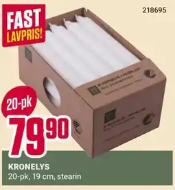 Europris KRONELYS tilbud
