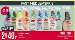 Europris EFFEKT SPRAY, Medlemspris tilbud