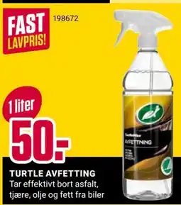 Europris TURTLE AVFETTING tilbud
