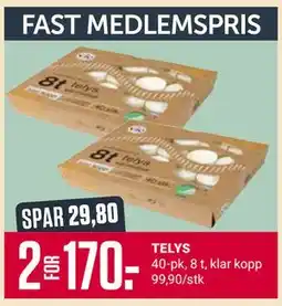 Europris TELYS, Medlemspris tilbud