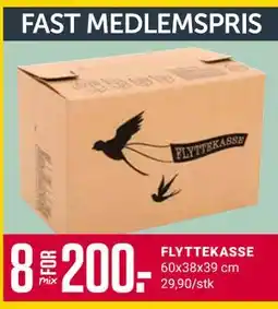 Europris FLYTTEKASSE, Medlemspris tilbud