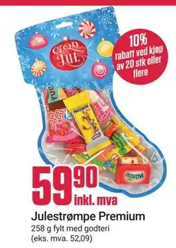 Europris Julestrømpe Premium tilbud