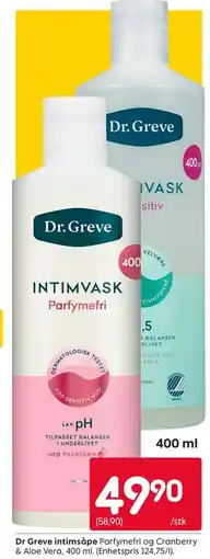 Rusta Dr Greve intimsåpe tilbud