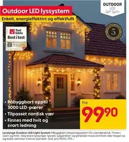 Rusta Lysslynge Outdoor LED Light System tilbud