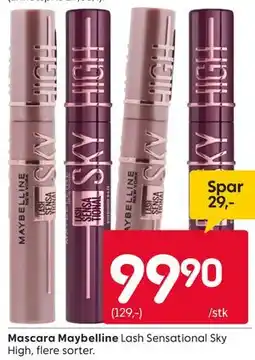 Rusta Mascara Maybelline Lash Sensational Sky High tilbud