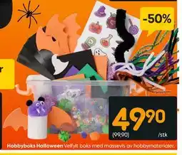 Rusta Hobbyboks Halloween tilbud