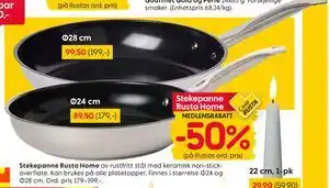 Stekepanne Rusta Home, Medlemspris