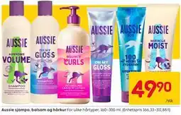 Rusta Aussie sjampo, balsam og hårkur tilbud