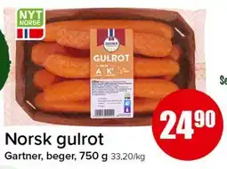 Spar Norsk gulrot tilbud