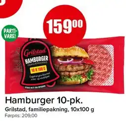 Spar Hamburger 10-pk tilbud