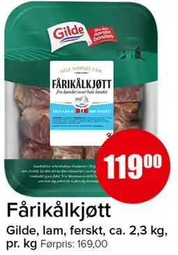 Spar Fårikålkjøtt tilbud