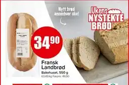Spar Fransk Landbrød tilbud