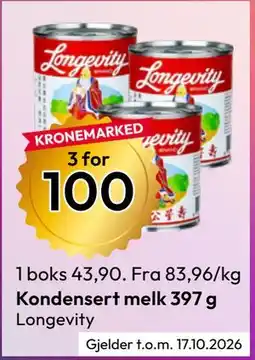Gigaboks Kondensert melk 397 g tilbud