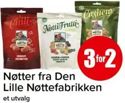 Spar Nøtter fra Den Lille Nøttefabrikken tilbud