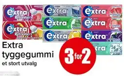 Spar Extra tyggegummi tilbud