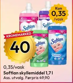 Gigaboks Softlan skyllemiddel 1,7 l tilbud