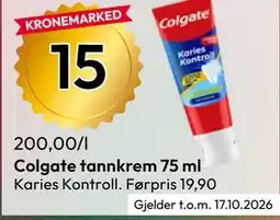 Gigaboks Colgate tannkrem 75 ml tilbud