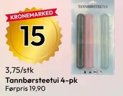 Gigaboks Tannbørsteetui 4-pk tilbud