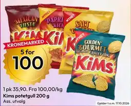 Gigaboks Kims potetgull tilbud