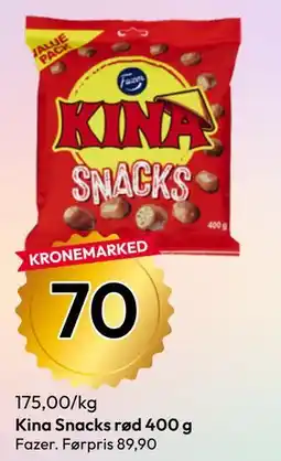 Gigaboks Kina Snacks rød tilbud